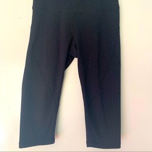 Zella polka dot crop leggings